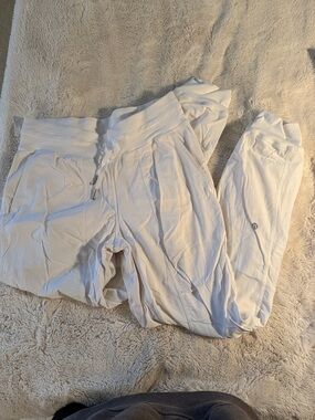 Lululemon White “Dance” Jogger Pant